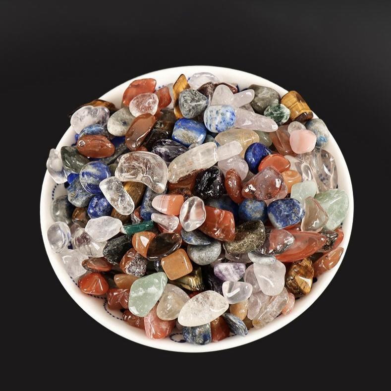 7 Chakra Crystal Mix - Healing Gemstone Collection for Meditation, Altar Offerings, Mandala Making, & Aquarium Decor