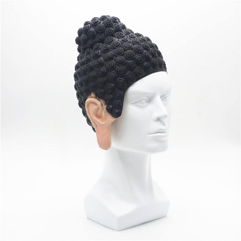 Buddha swimming cap, Tathagata Buddha adult hat, Buddha funny prank cosplay Buddha headgear latex hat