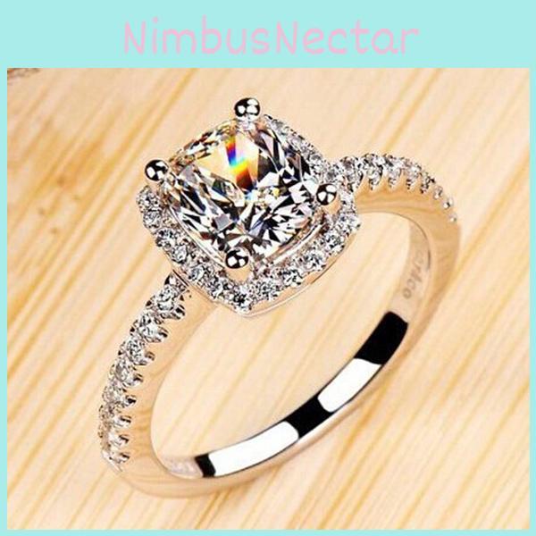 Elegant Fashion Brand Women Jewelry Wedding Engagement Ring With Timeless Design