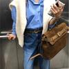 Retro Belt Buckle Shoulder Bag Women Fashion Casual Commuting Niche Design Handbag Ladies Portable Versatile Flip Tote Bag 2025