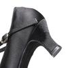 Moderne Tanzschuhe für Damen, geschlossene Zehen, weiche Sohle, mittelhohe Absätze, Gesellschaftstanzschuhe