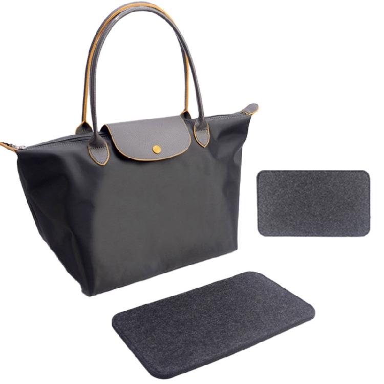 4Pcs Portable Felt Bottom Shaper Pads For Bag Organizer Insert Reinforced Bag Base Support With Round Corners