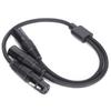 JORINDO JD6074 XLR Female To Dual XLR Male Cable YType XLR Female To Dual XLR Male Microphone Cable