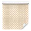 Cream and White Stars Wallpaper for Living Room and Bedroom 50x1000