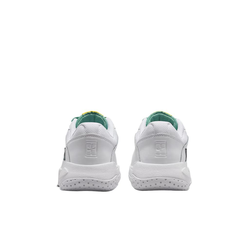Nike Court Jr. Lite 2 GS White Healing Jade Speed Yellow Kids Sneakers Dark-Atomic-Teal CD0440-103