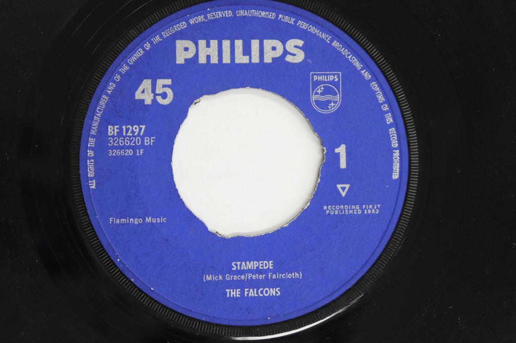 7inch Record FALCONS - Stampede  BF1297 Philips 1963 UK Pop Used