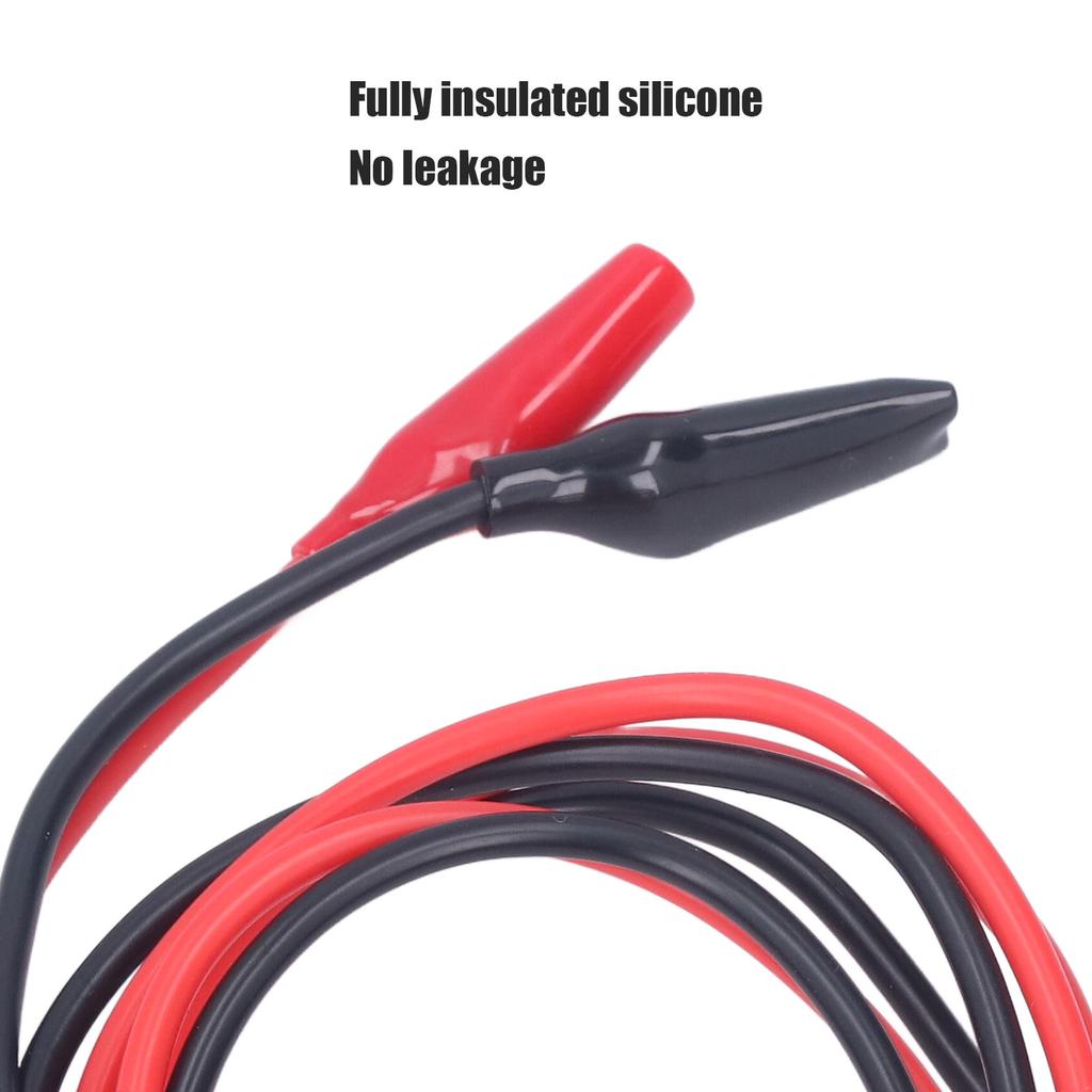 Crocodile Clip Test Leads Banana Plug Multimeter Electronic Power Tester 2000V 20A 41in 104cm