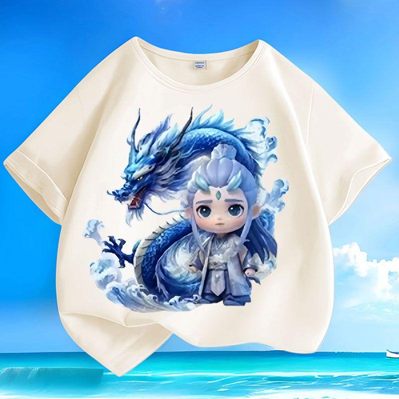 Cute Tops for Children, Summer Casual Tops for Boys and Girls
