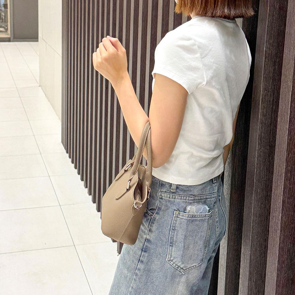 Olivia Pop OP_M2414 Daily Leather Mini Tote Crossbody Bag
