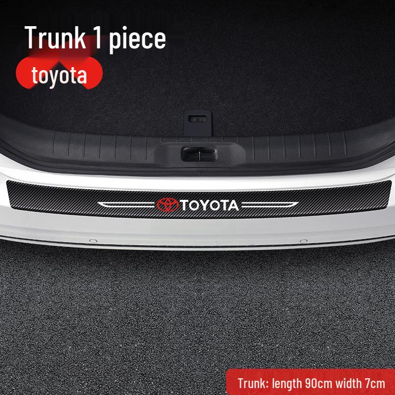 Listwy ochronne progów i osłona bagażnika do modeli Toyota: Corolla, Levin, Camry, Highlander, RAV4