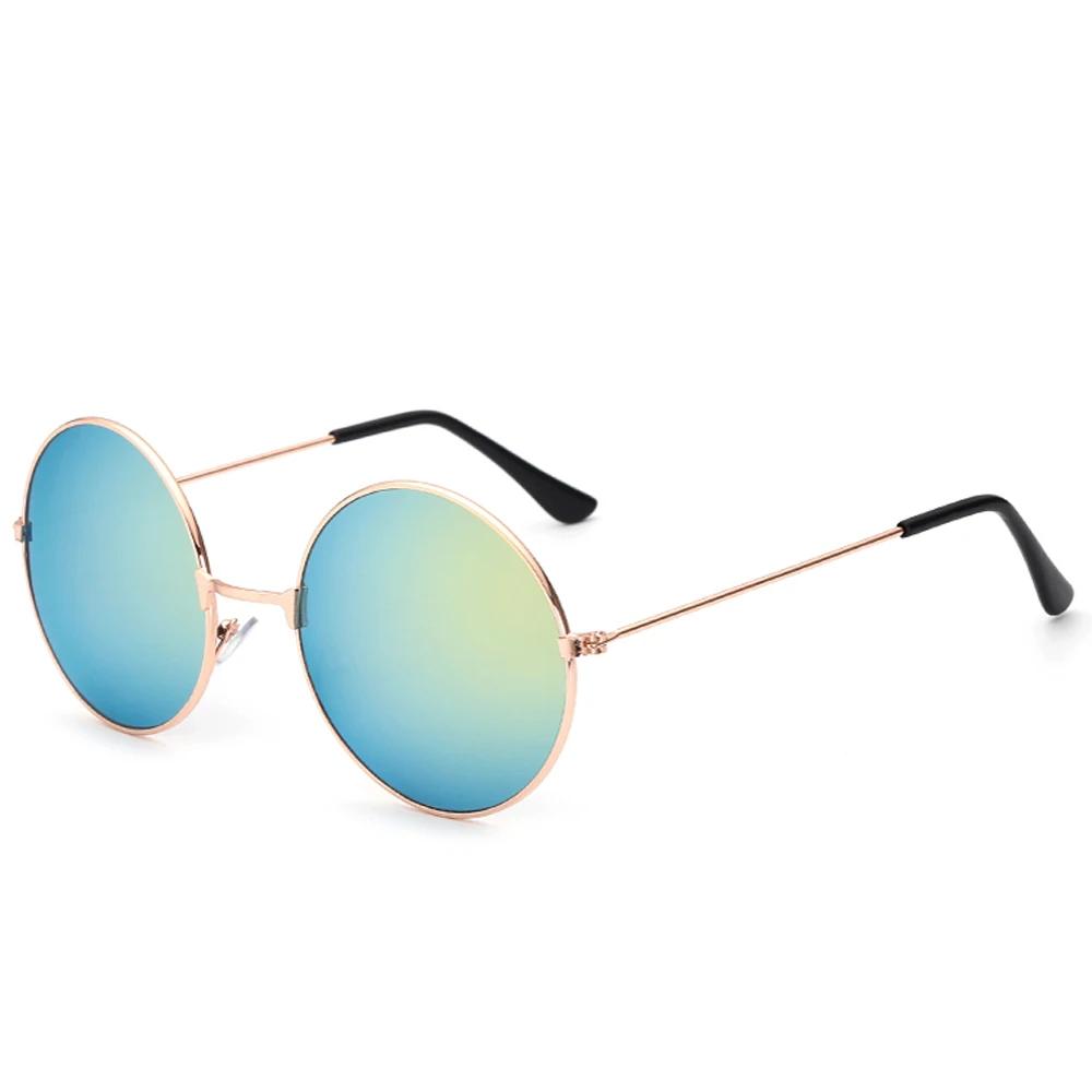 Vintage Round Sunglasses for Women Men UV400 Protection Retro Mirror Glasses Fashion Sun Eyewear EE07