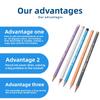 12Pcs Tailor Chalk Pencils, Water Washable Fabric Marking Pencils Red Blue White Multicolor Sewing Mark Pen