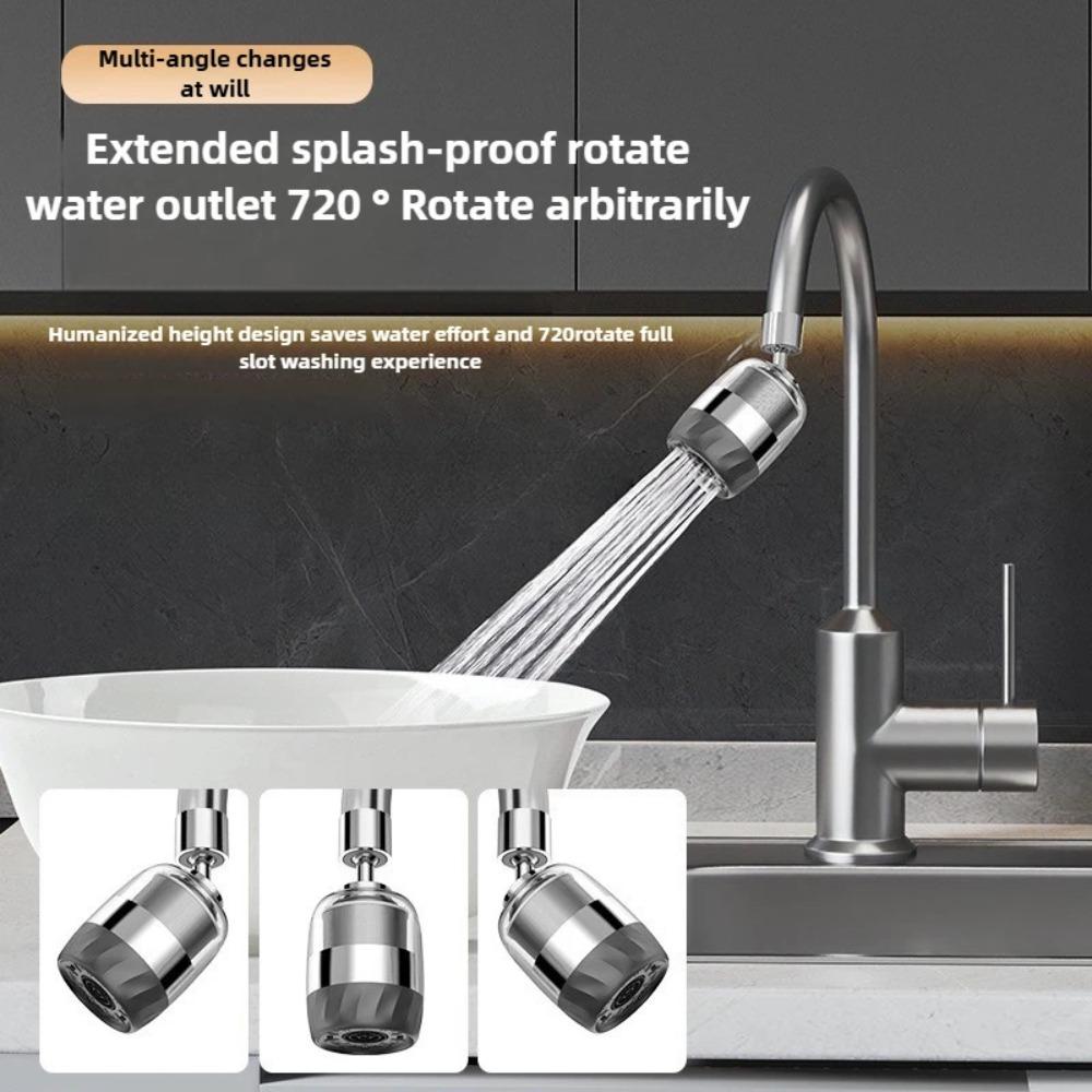 Stainless Steel Filter Kitchen Faucet Extender 3 Modes Faucet Bubbler Nozzle  Bathroom
