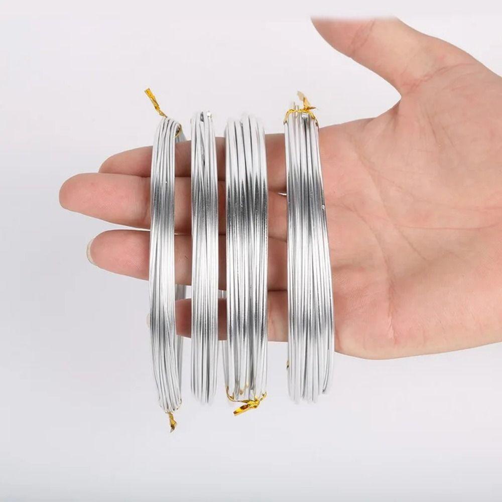 Soft Aluminum Wire 10Meter Metal Wire Rope New Floristry Wire For Bracelet Necklace