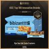 BIBIZAN Black Rye Sea Salt Soda Crackers