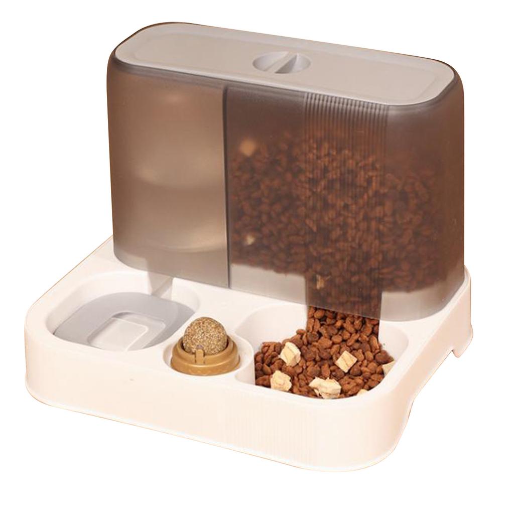 Cat Water Bowl Moderate Capacity Removable Double Pets Water Food Bowl for Pets