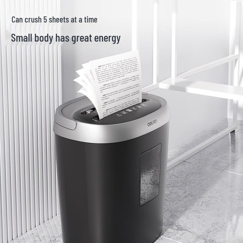 Deli GA191 High-Security Commercial Paper Shredder CN Plug (adapter Included)