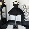 Toku en Yuu Lolita JSK Gothic Lolita Mori Girl Jumperrok met Kant Gevlochten Mini Gothic Prinses Schattig Lint Mori Girl Schoolfeest Jurk,