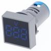 60-500V AC Digital Voltage Meter Indicator Light Square Panel Meter Panel LED Voltmeter