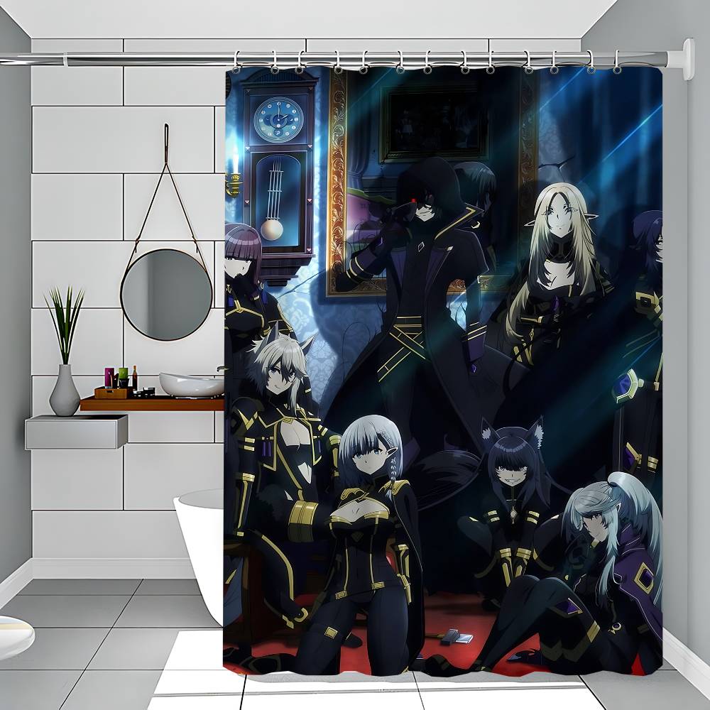 The E-Eminence In Shadow Anime Waterproof Fabric Shower Curtain Bathroom Decoration Curtain Home Hawaiian Style Shower Curtain