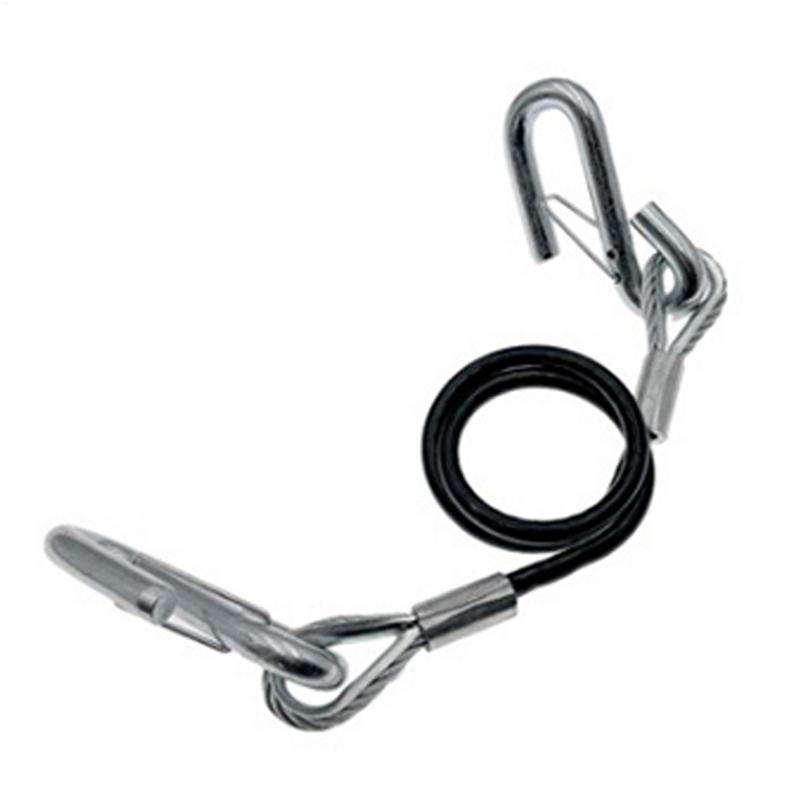 

Trailer Breakaway Cable 27.55 Inch Trailer Safety Cables 27 55 Inch Safe Rope With S Hook Adjustable Towing Accessories For RV CHINA