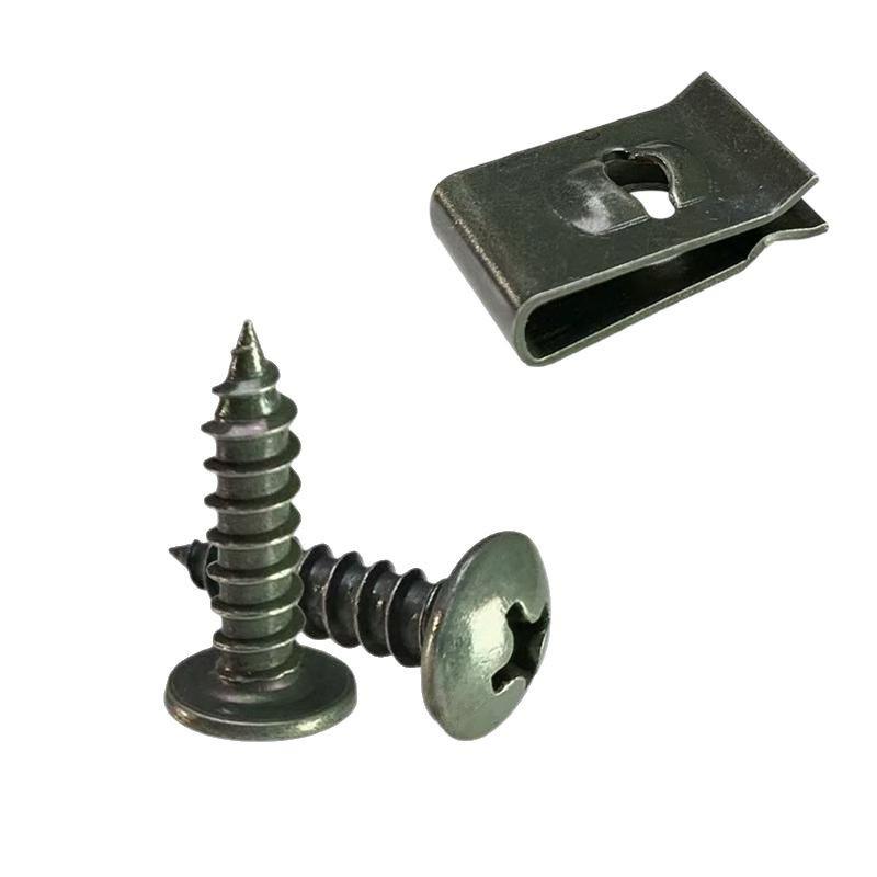 Automotive Self-Tapping Screw & U-Shaped Fender Clip