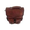 Goat Leather Bag Backpack Rucksack Vintage Laptop Brown Genuine Travel New Men's