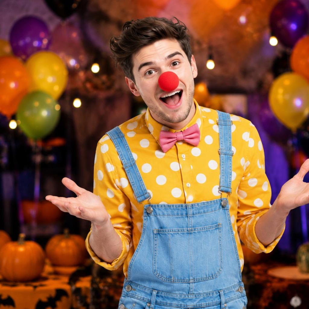 Foam Clown Nose Soft Round Nose Prop for Costume Party Halloween Dress Up Performance Toy Accessory for Adults and Kids