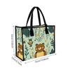 Cute Bear Pattern Women Handbag Casual Daily Shopping Tote Lightweight Outdoor Carry Bag
