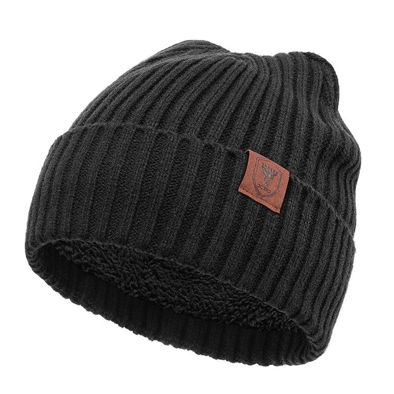 Knitted Hats for Men and Women Warm Ear Protection Winter Hats Plus Velvet Cold-proof Outdoor Cycling Hiking Mountain Climbing Couples Cold Hats