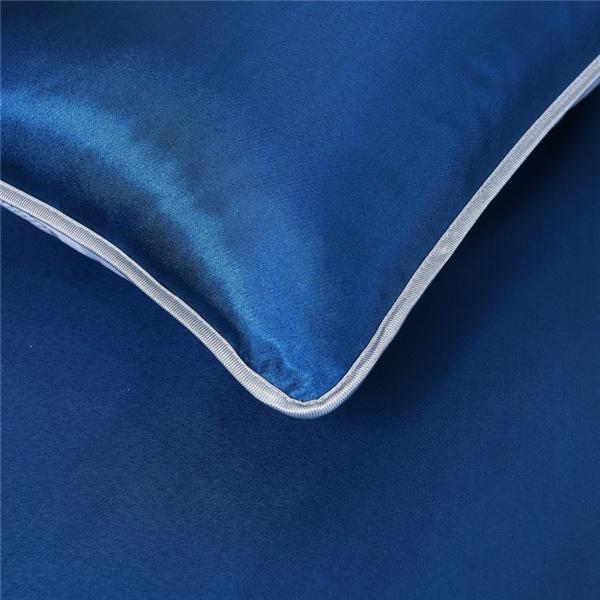 3 pezzi Set biancheria da letto in seta Set di biancheria da letto di lusso per bambini Twin Completo Queen King Size Lenzuola Set Lenzuola in raso Federe Biancheria da letto Lenzuola piatte con angoli