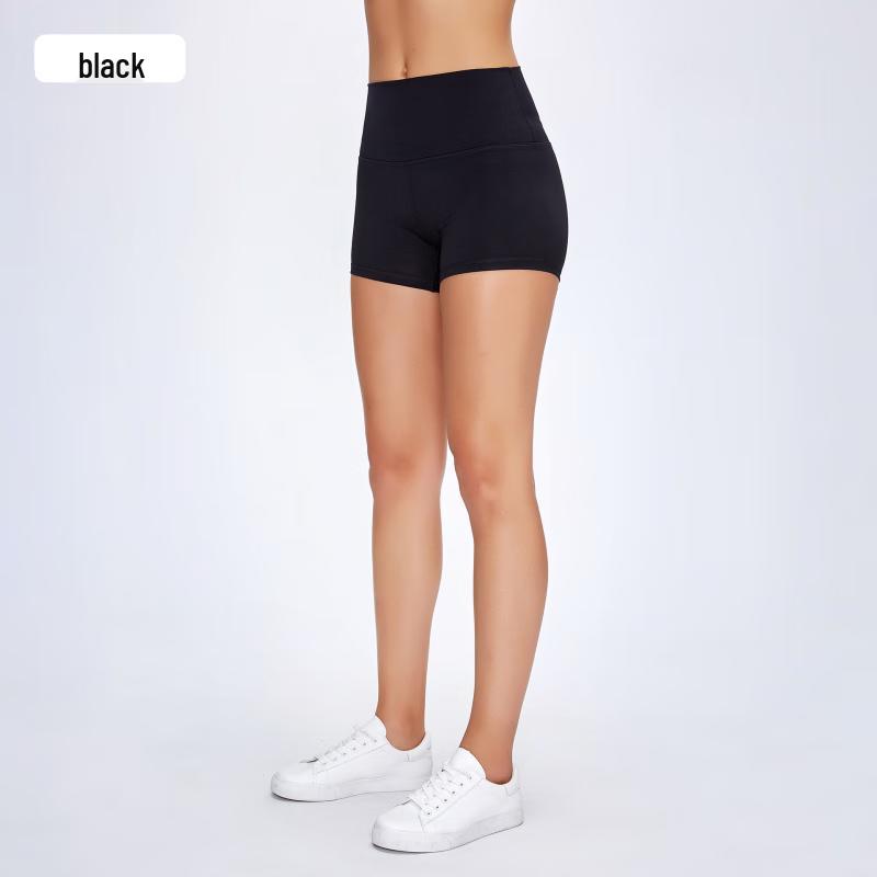 Longchuan Women s High-Waist Yoga Shorts