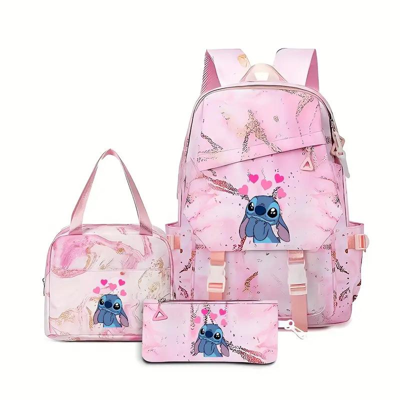 TS JYL laptop bag,Stitch Backpack Lightweight Large School Bag For Grade 1-6 Students