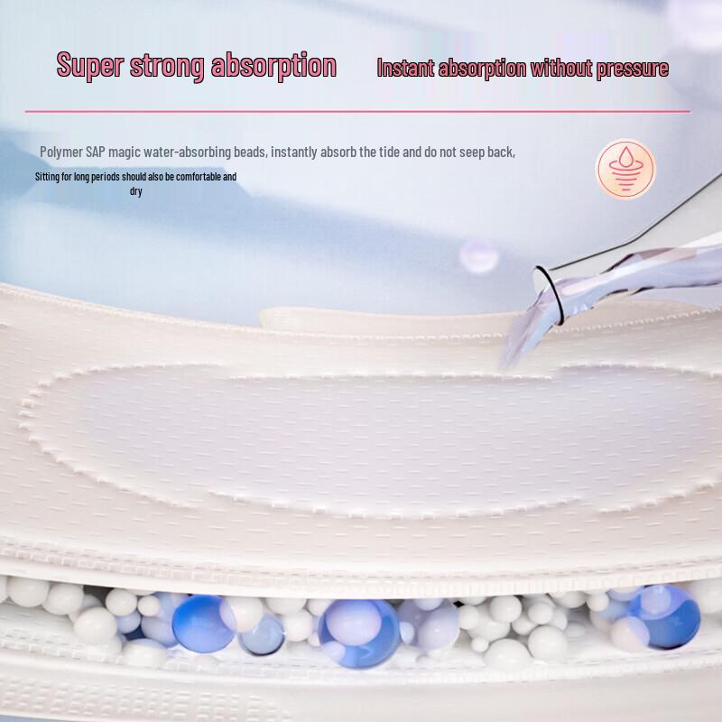 Space 7 Elegant Silky Soft Ultra-Thin Night Sanitary Napkins