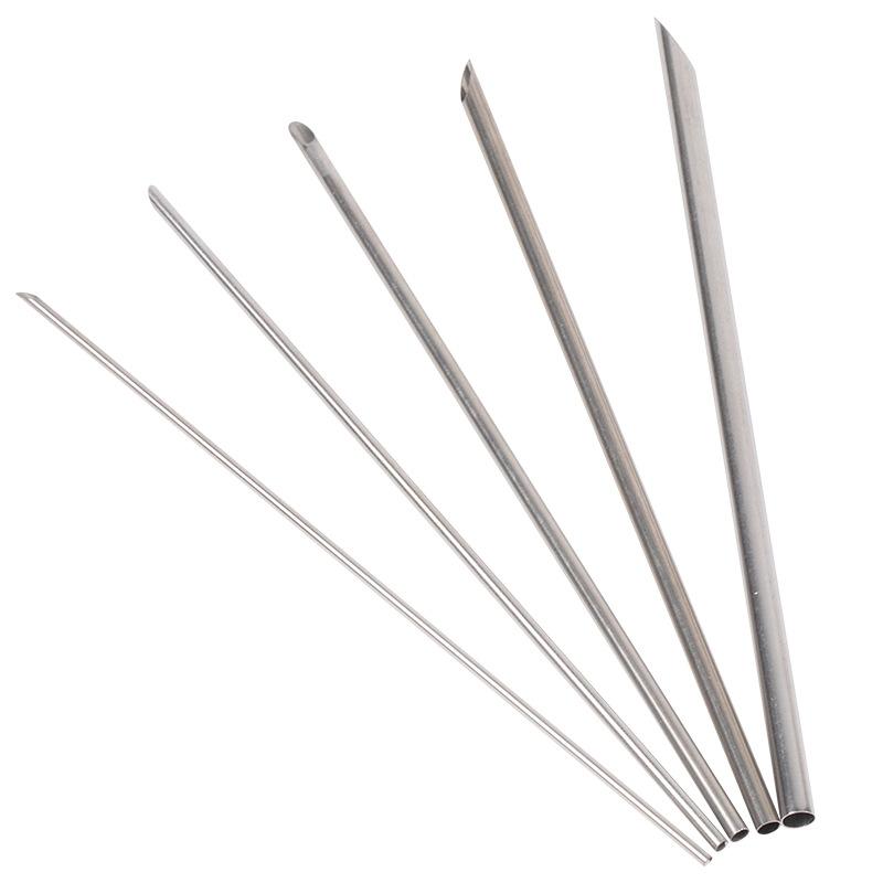 6pcs/set Pottery Punch Hole Teapot Mouth Punching Tools Full Circle Punch Drilling Purple Clay Pot Tool Stainless Steel Clay Tools