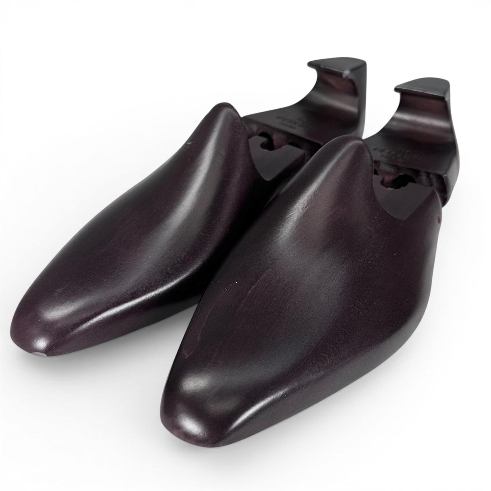 Great BERLUTI Shoe tree Logo-engraved shoe trees purple wooden mens 6 Used