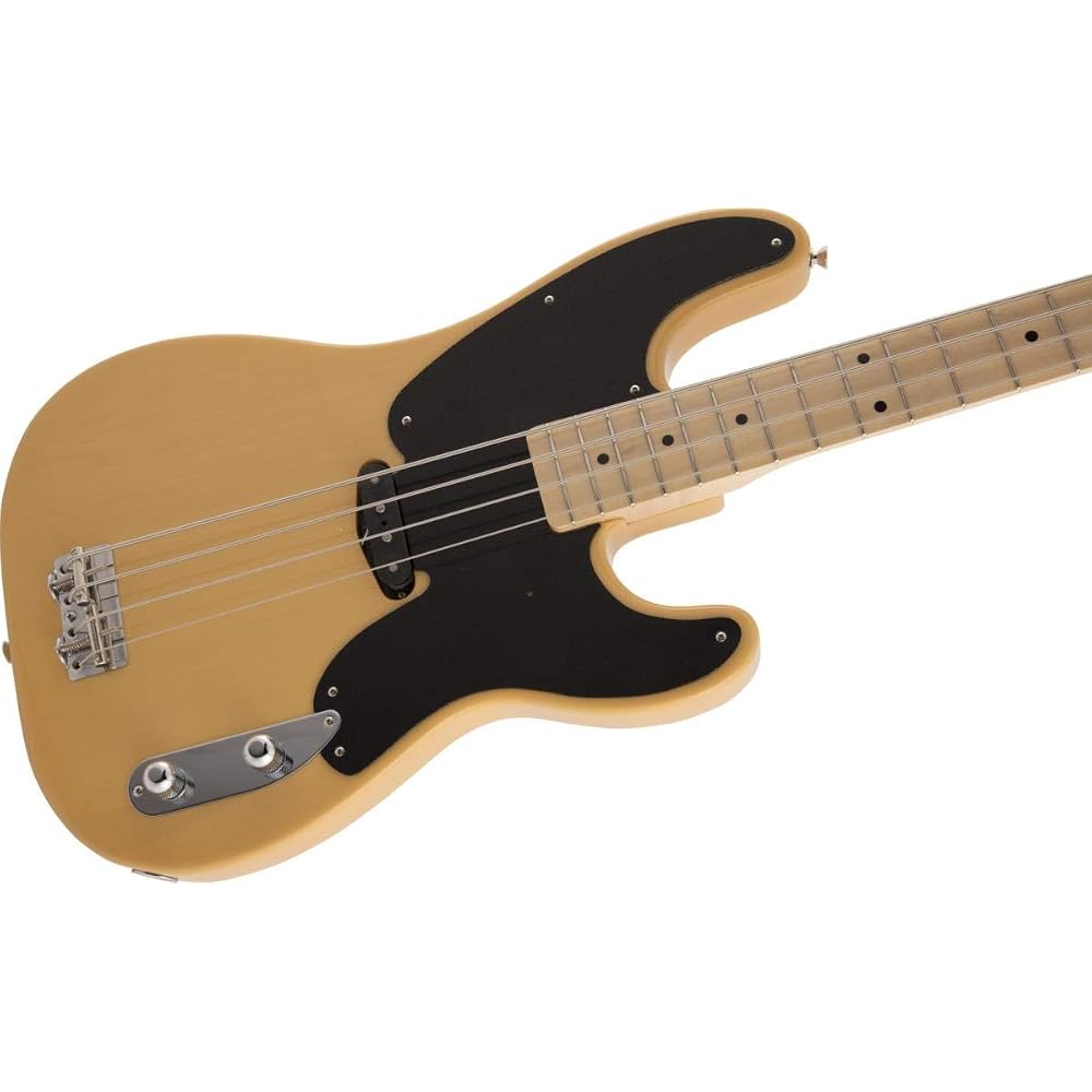 Fender Traditional 50s Precision Bass Made in Japan Maple Fingerboard Butterscotch Blonde Electric Bass Guitar