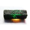 Natural Green Emerald Loose Gemstone 114 ct Dyed Uncut Rough for Lapidary and Gem Collections