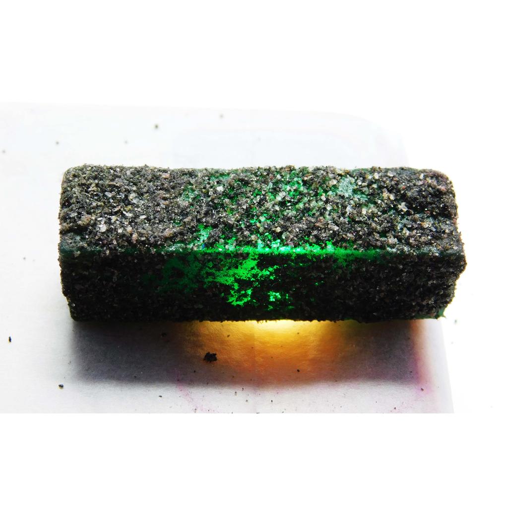 Natural Green Emerald Loose Gemstone 114 ct Dyed Uncut Rough for Lapidary and Gem Collections