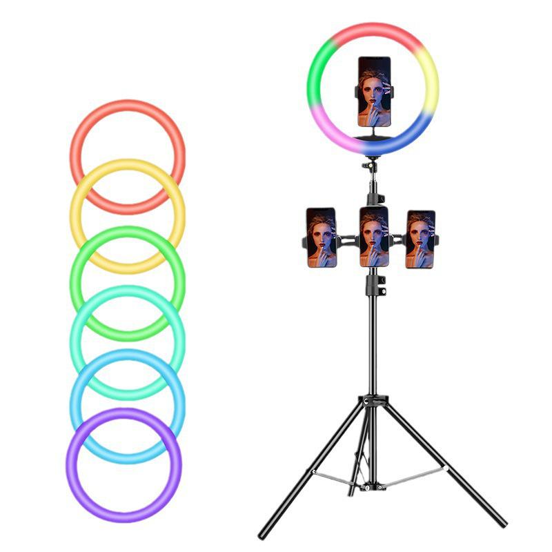 MJ26 RGB Ring Light – 10/8/18 Inch, Live Stream & Photography Indoor Video Lighting