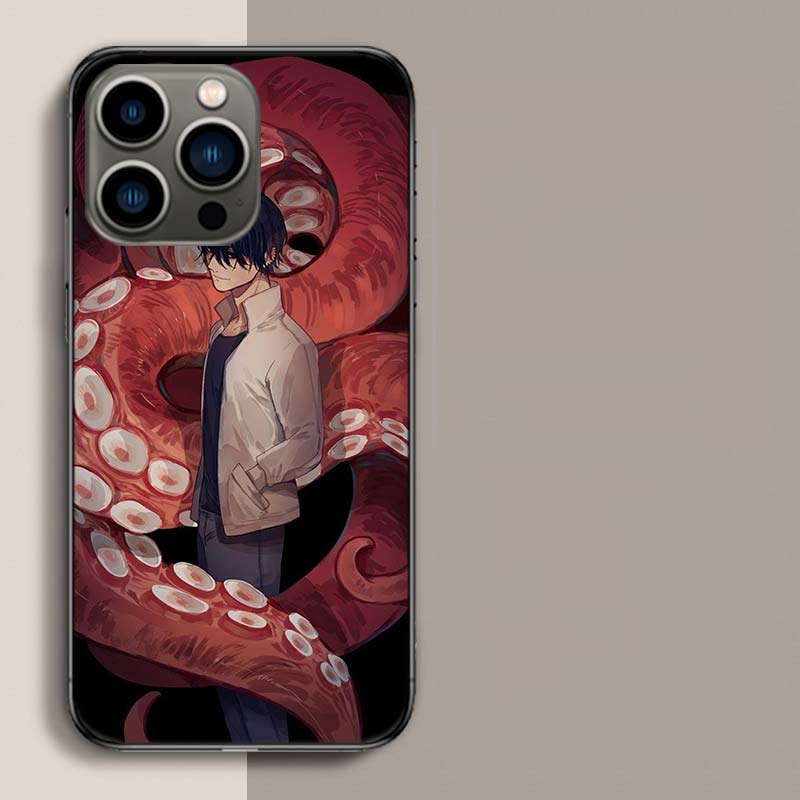 Chainsaw Man Yoshida Phone Case For Iphone 17 Air 15 Pro 14 Plus 16 Pro Max 17E 16E 12 13 Mini 11 Cover Cute Fundas