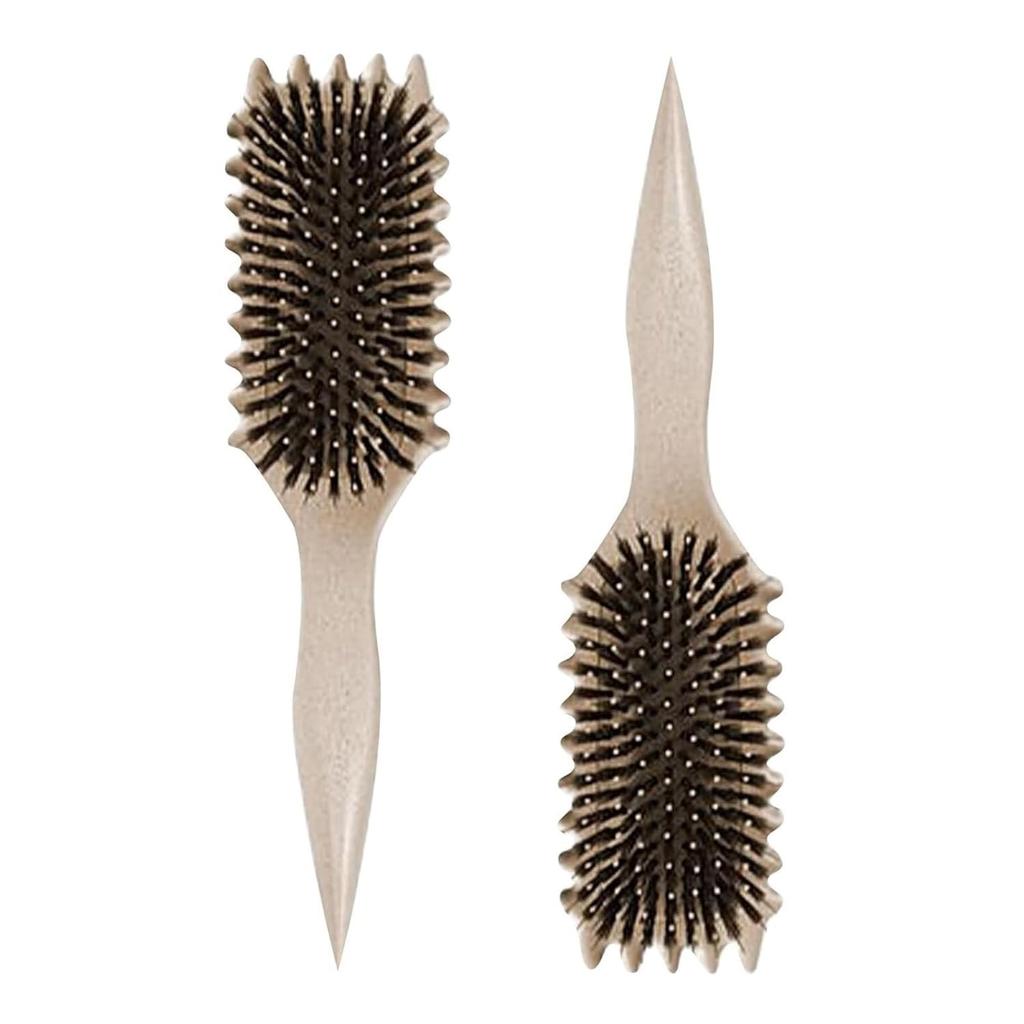 1 PCS  Women Curl Defining Brush, Boar Bristle Hair Brush Styling Brush, Curly Hair Brush, Shaping & Defining Curls