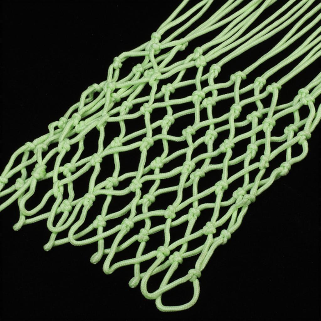 Luminous Basketball Net Replacement Standard Size Glowing Basketball Net for Indoor or Outdoor Hoop Rims Enduring