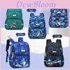 Kinder Schulrucksack Cartoon Dinosaurier Oxford-Stoff Leichtgewicht Doppelter Schultergurt Für Grundschüler