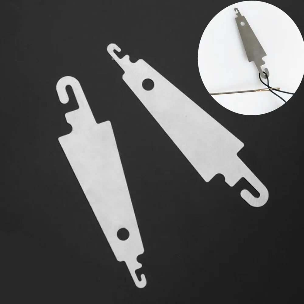 Steel Hook Needle Threader for Hand Sew Ribbon Embroidery Cross Stitching Sewing DIY Tools Sewing Accessories