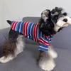 Dog Shirts Striped T-Shirt, Summer Pet Clothes for Small Dogs, Breathable Soft Puppy Apparel Cat Tee