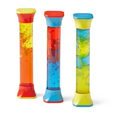 Learning Resources Relax Colorful Bottles ColorMix Sensory Tubes Emotion Control SEL Relaxation Toy Set of 3 Authentic (93386)