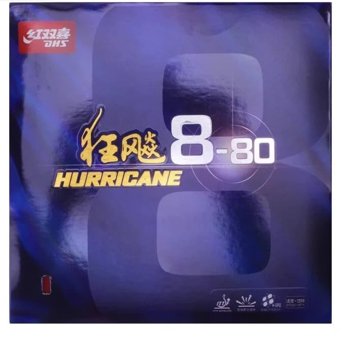 

DHS Hurricane 8-80 Neo Sticky Table Tennis Rubber Black 38/2.1
