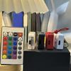 LED Light Acrylic Keychain Lightweight And Sturdy Pendant Accessory For DIY Projects And Individualized Jewelry