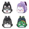 Kids Animal Cartoon Nylon Backpack With Breathable Durable Design For Preschool Children